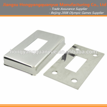 BASE PLATE AND COVER FOR 25X50 RECTANGULAR MIRROR TUBE [MIRROR 316 STAINLESS]