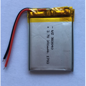 300mAh Lipo Battery For Car Video Camera (LP3X4T3)