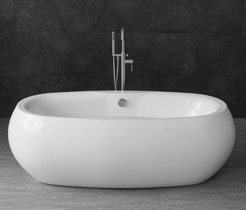 Drop In Heated Soaking Tub Freestanding Oval Acrylic Bathtubs