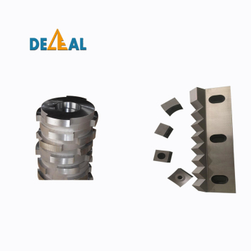 H13 Crushing Rubber Lumps Twin Shaft Shredder Blade