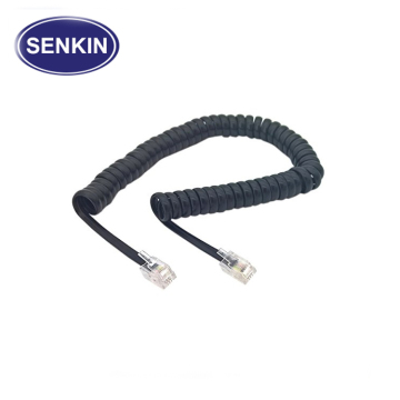 Copper Spiral Coiled Headphone Extension Cable
