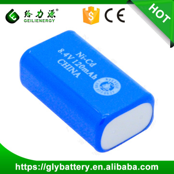 Wholesale NI-CD Rechargeable 1/3AAA Batteries 8.4V 120mAh