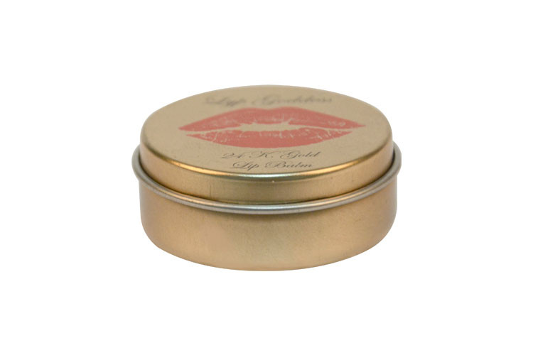 Wholesale Small Round Empty Tinplate Lipstick Case Custom Lipstick Tin Box