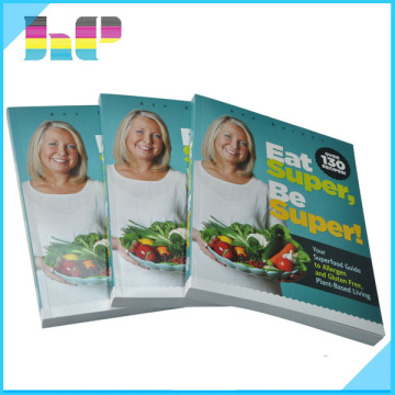 Professional full color high quality softcover cook books printing