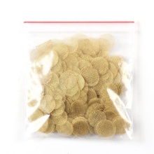 3/4" & 5/8" Golden Brass Tobacco Pipe Screens