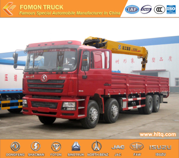 SHACMAN F3000 8*4 16tons truck with crane