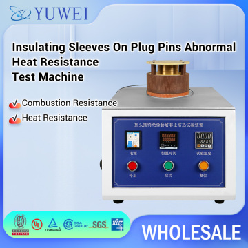 Insulating Sleeves on Plug Pins Abnormal Heat Resistance Flammability Test Machine