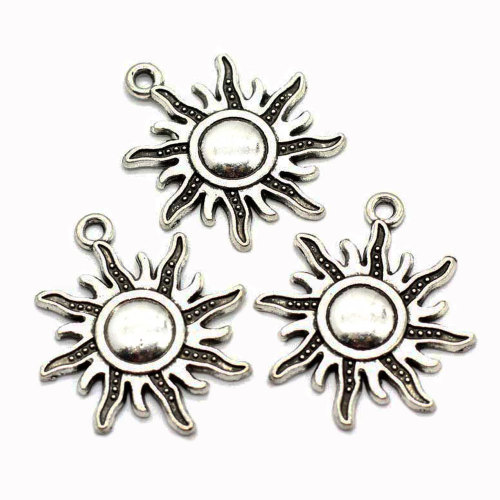 Großhandel Legierung Sonnenlicht Charms Metallic Sonnenschein Anhänger Ornament Zubehör Ohrring Halskette Schmuckzubehör