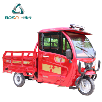 high speed electric cargo tricycle with cabin