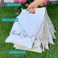 Custom biodegradable poly-mailers and plastic shopping bags