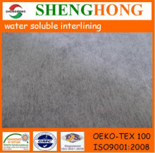 hot water soluble interlining