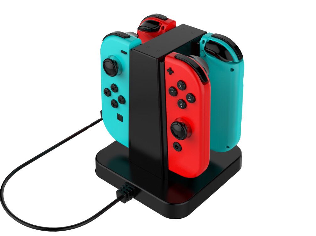 Portable 4 in1 Charger Dock Station for Nintendo Switch