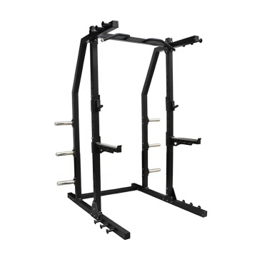 Professional commercial fitness power half squat rack