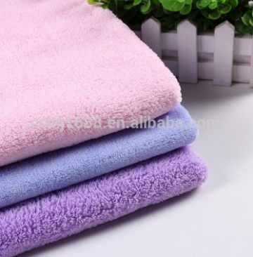 Wholesale Coral Fleece Cloth Super Soft Microfiber Fabric