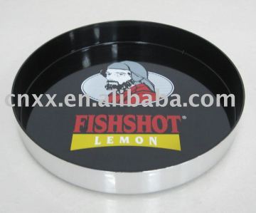 plastic round serving tray