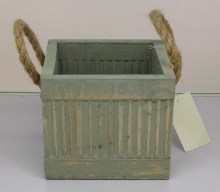 Square hemp rope craft box