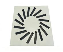 Variable Air Pattern Swirl Diffuser