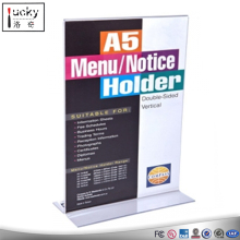 Menu Holder Frame acrylic Double Sided customized size for memu holder