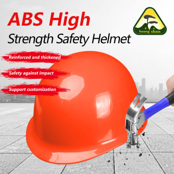 ABS material helmet style safety helmet orange