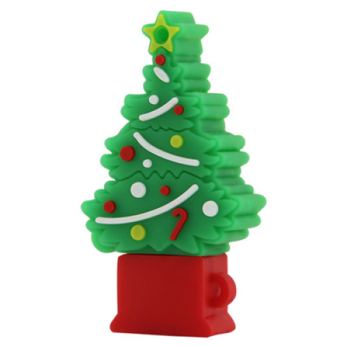 Unidad flash USB de árbol de Navidad