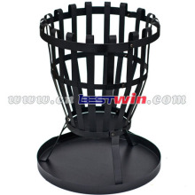 Steel outdoor brazier