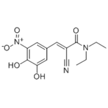 2-Propenamida, 2-ciano-3- (3,4-di-hidroxi-5-nitrofenil) -N, N-dietil -, (57263054,2E) - CAS 130929-57-6