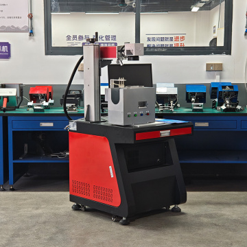 Automatic Nameplate MOPA Fiber Laser Marking Machine