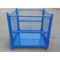 cage de conteneur en treillis métallique de stockage en acier pliable