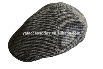 New coming, Fashion fabric houndstooth fabric men driver caps Ivy caps and hats
