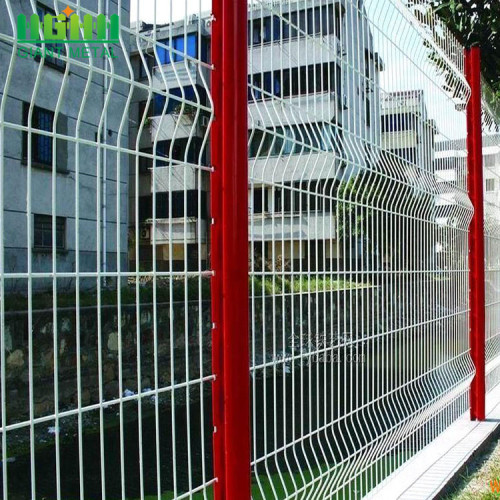 Alta seguridad al aire libre decorativo 3d alambre msh cerca