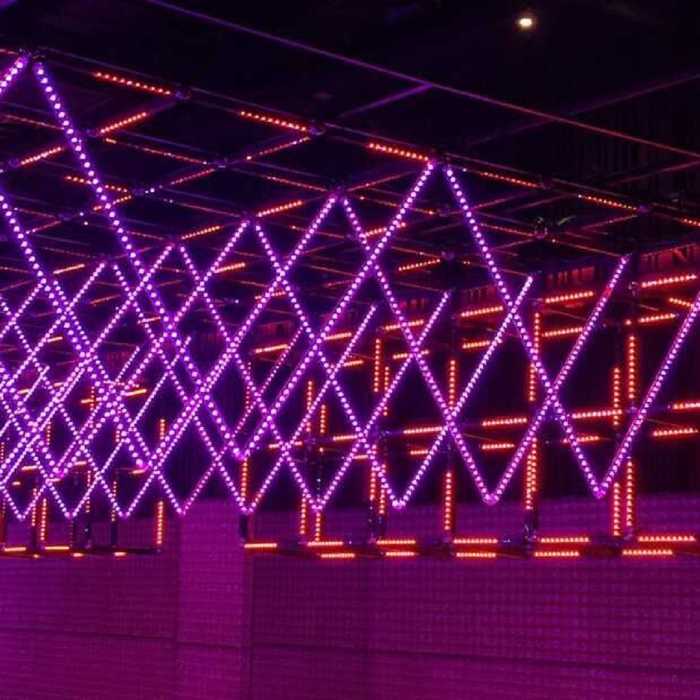 Музика активна DMX LED 3D лесна цевка