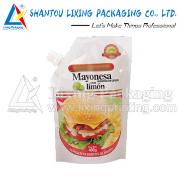 LIXING PACKAGING food spout pouch, food spout bag, food pouch with spout, food bag with spout, food spout pouch bag