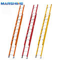 Electric Power Line Insulation Fiberglass Extension Ladder