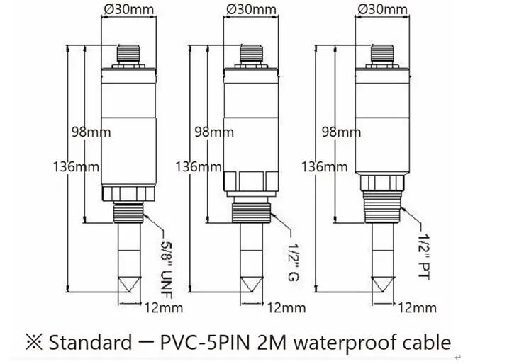 Dew Point Sensor Temperature and Humidity Sensor Stainless Steel