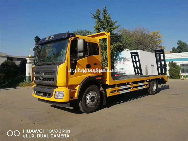 Foton 4X2 flat bed حفارة شاحنة نقل