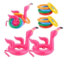Eastommy  holiday Flamingo Inflatable Ring Toss Game