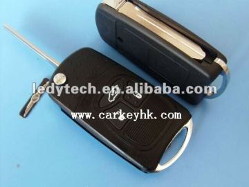 Chrysler car key shell,3 buttons flip modified remote key shell