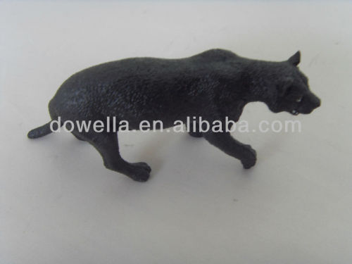 PVC black dog animal figure/PVC cartoon figure toys/OEM animal figure toys