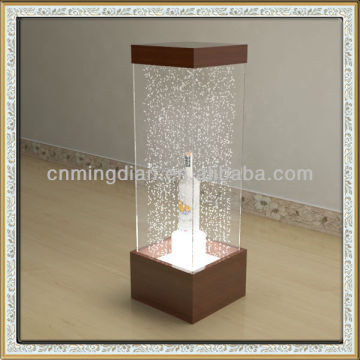 acrylci led bottle glorifier pop display, wine bottle pop display stand,