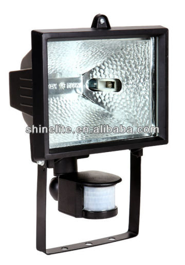 500W halogen floodlight with sensor