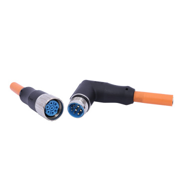 M23 Servo Motor Connector Plug Cable