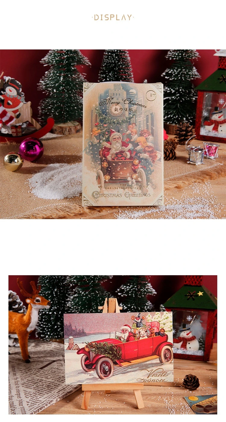 30PCS Per Set Christmas Greeting Post Paper Card