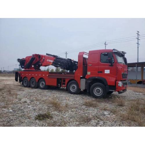 Howo 100 ton crane lifting truck