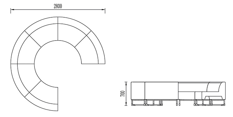 Desain Modern Area Publik Sofa Lounge Furniture Ruang Resepsi Sofa Ruang Tunggu Modular