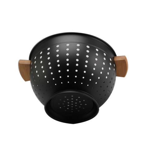 black color Powder coating colander