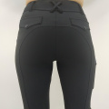 Knie Patch Reitausrüstung atmungsaktive Frau Equestrische Leggings