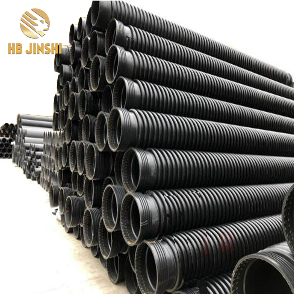 High Quality Winding Structure Wal Carat Pipel Drainage Pipeline for Buried Sewage Drainage