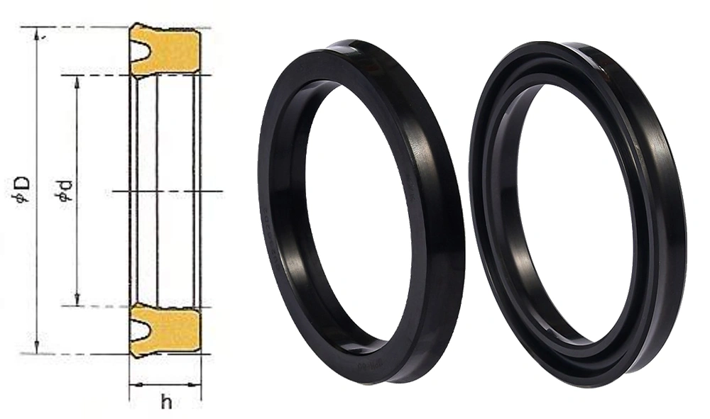 Uph 170*195*19 Hydraulic Packing U Seal Ring Piston Rod Seal