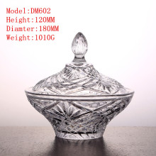 Glass crafts resturant usege candy jar