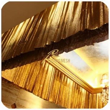 Metallic sequin drapery/Metallic fabric curtain/Metallic sequin cloth